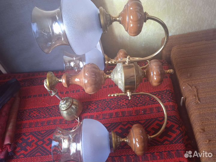 Люстра потолочная бу