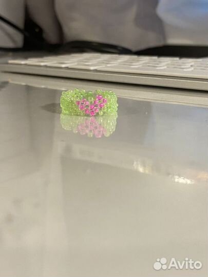 Кольцо из бисера