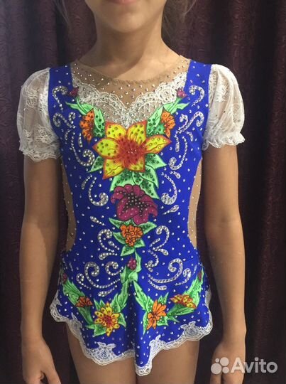 Новый купальник для художественной гимнастики-128