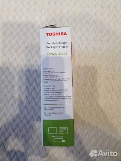 Внешний HDD Toshiba Canvio Basics 2Tb