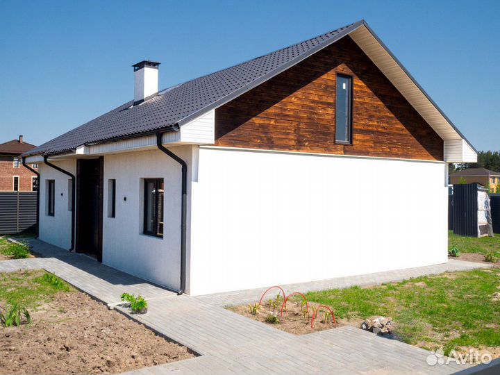 Дом 83,2м² на участке 8сот