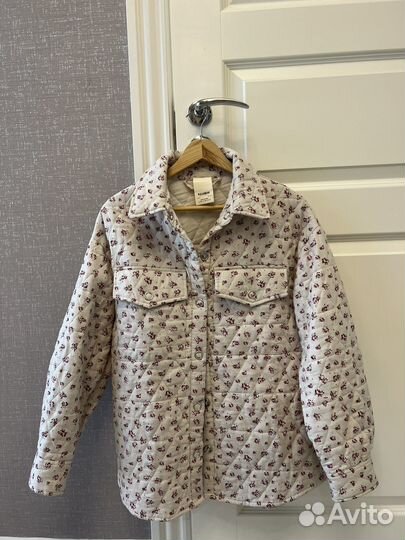 Стеганая куртка-рубашка pull and bear