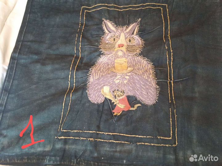 Декоративные наволочки с вышивкой 40х годов