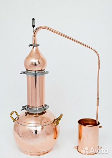 Аламбик медный Гидролатор Дистиллятор 5 л