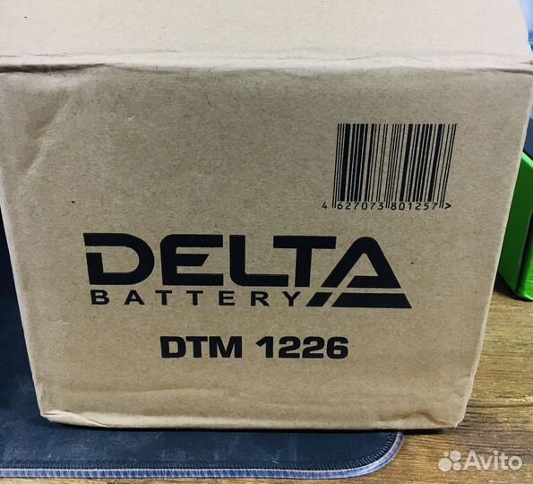 Акб для ибп Delta DTM 1226 12В, 26Ач