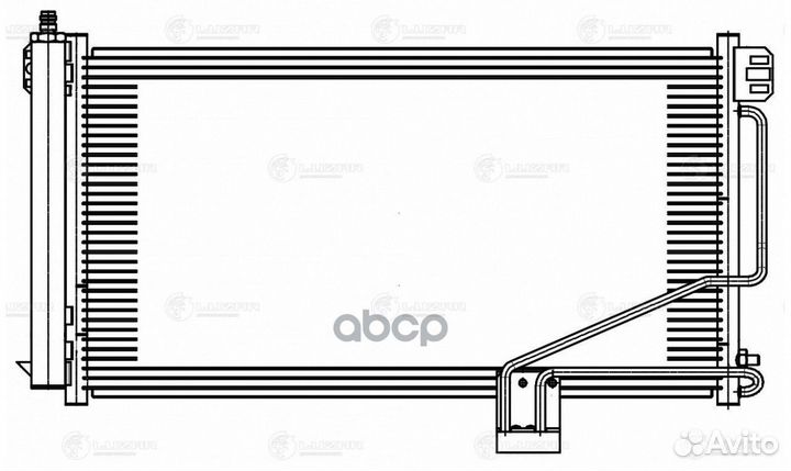 Конденсер MB W203 1.8/2.0/2.4/3.2 00-05 lrac 15
