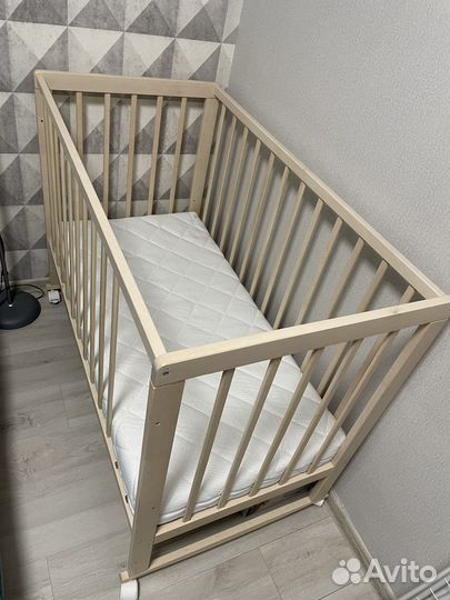 Детская кровать для малышей до 3-ёх лет