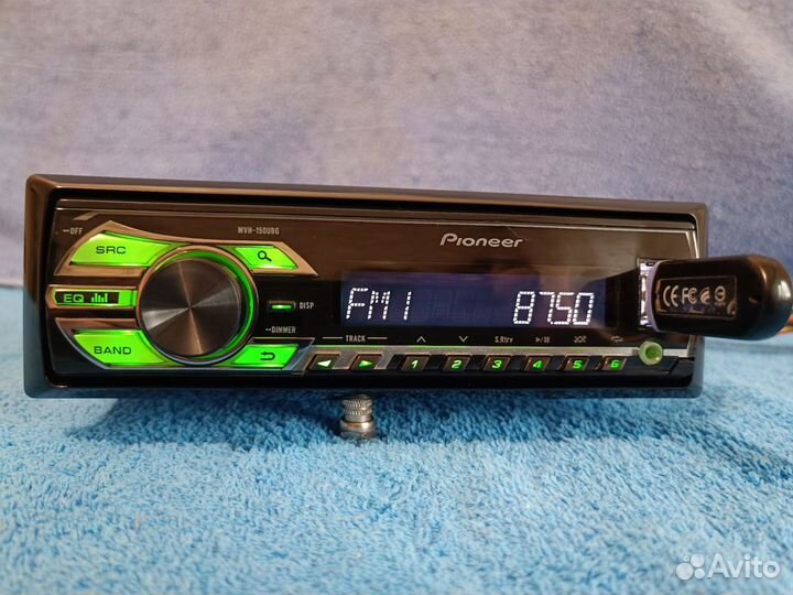 Автомагнитола pioneer-MVH-150UBG(оригинал)