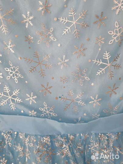 Платье снежинки
