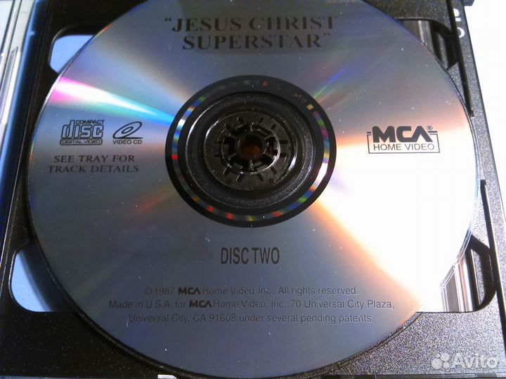 Jesus Christ Superstar - video CD-1987-MCA-USA