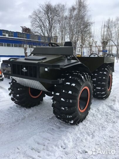 Вездеход Тундра на шинах низкого давления с эпсм