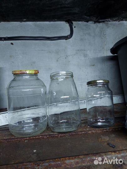 Стеклянная банка 3л,2л,1л, 0,5л