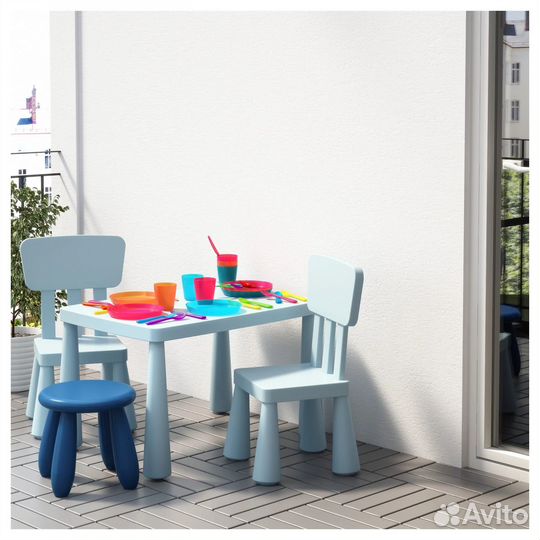 Комплект стол и стул детский IKEA