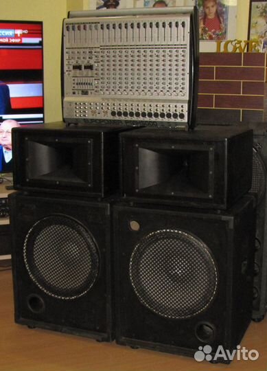 Колонки C-Mark 1100W 4шт Pro D15