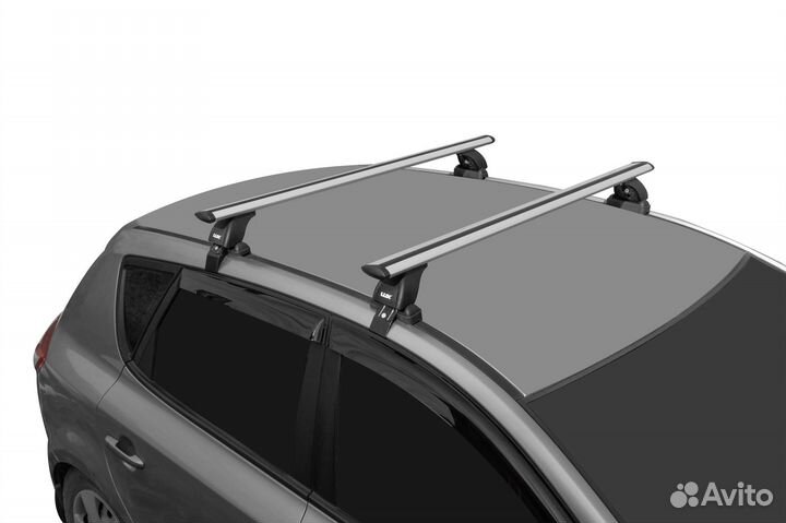 Багажник Lux бк1 на гладкую крышу крыло без замков