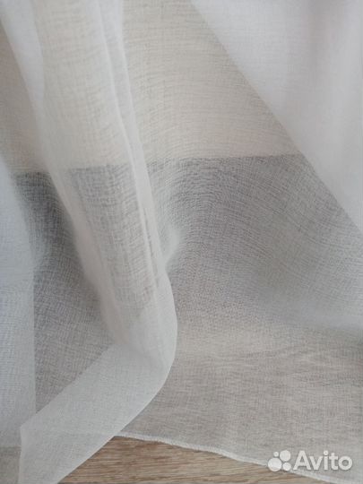 Тюль под Лён готовые шторы 5м