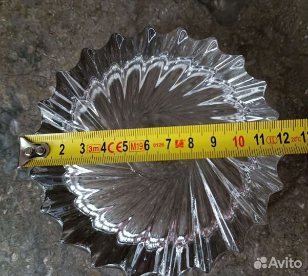 Пепельница хрустальная СССР винтаж ретро советская