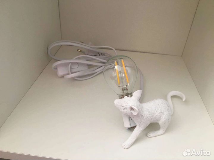 Светильник ночник мышь