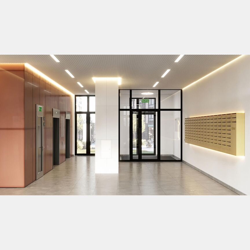 2-к. квартира, 55,3 м², 5/18 эт.