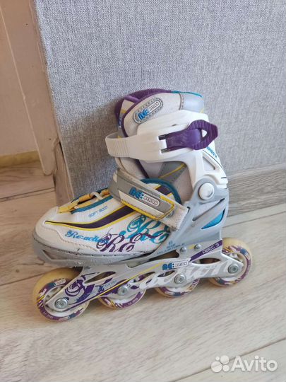 Роликовые коньки детские раздвижные 26-31 размер
