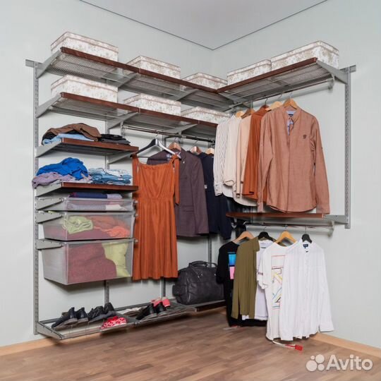 Гардеробная система Gardie в стиле лофт