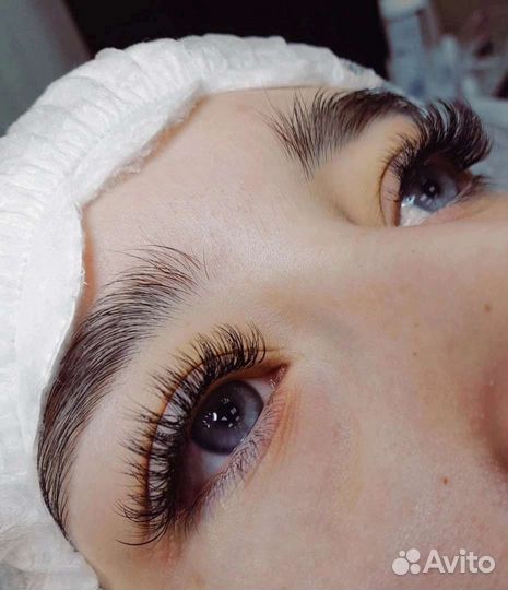 Наращивание ресниц модель