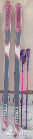 Горные лыжи с палками