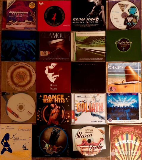 Cd диски фирменные Клубная музыка