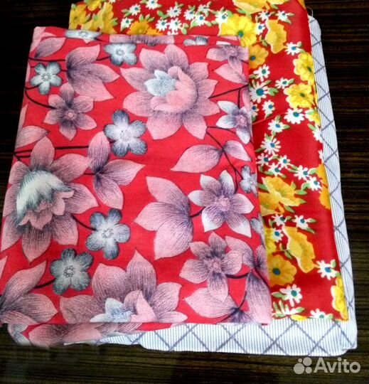 Отрезы х\б, шелк, ткани СССР