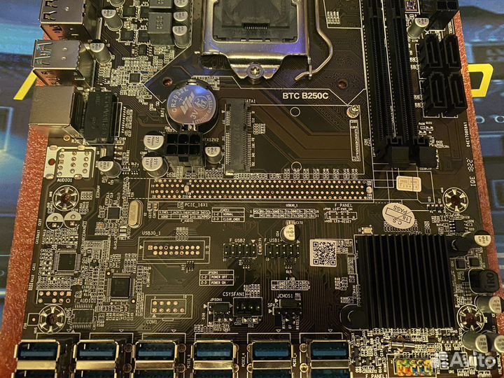 Материнская плата btc b250c 2022г