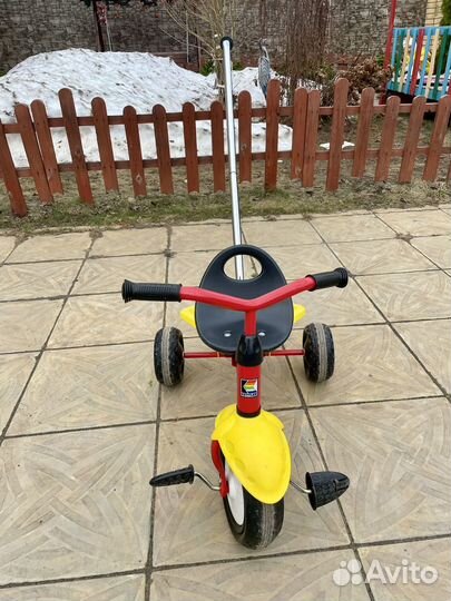 Трехколесный велосипед с родительской ручкой