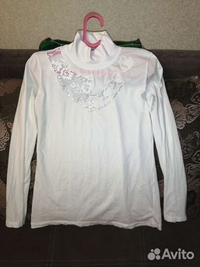 Водолазка белая