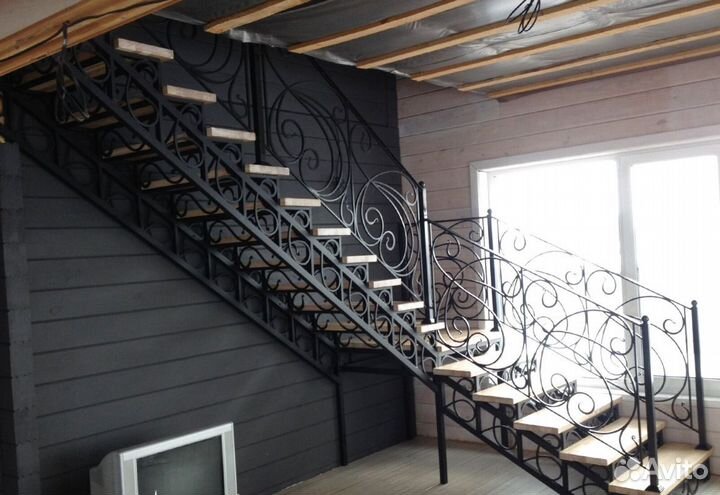 Лестница в стиле лофт