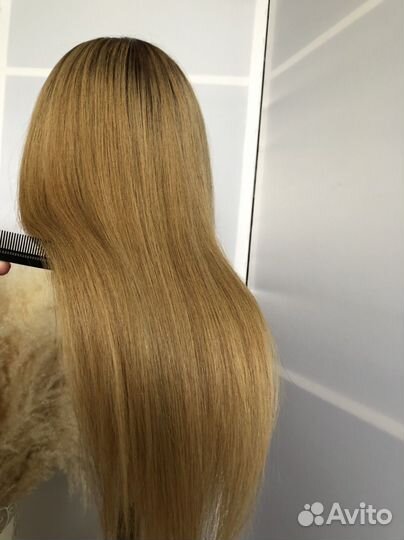 Голова манекен натуральные волосы