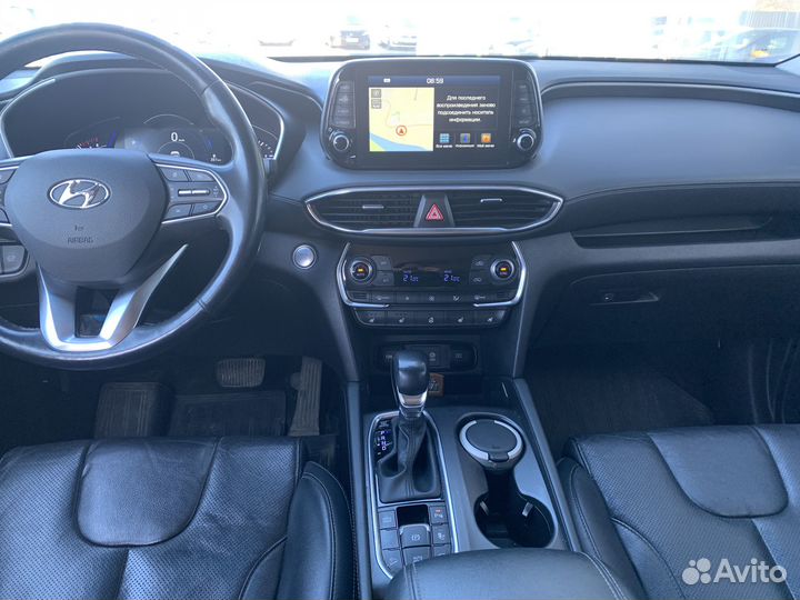 Hyundai Santa Fe 2.4 AT, 2019, 80 922 км