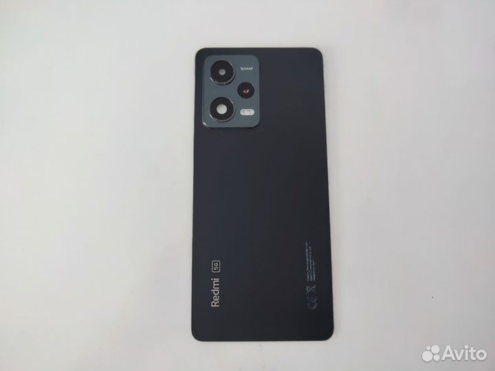 Задняя крышка Xiaomi Redmi Note 12 Pro 5G Черная