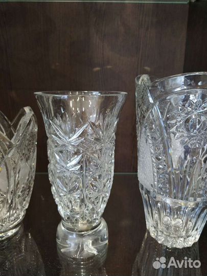 Вазы хрусталь из СССР