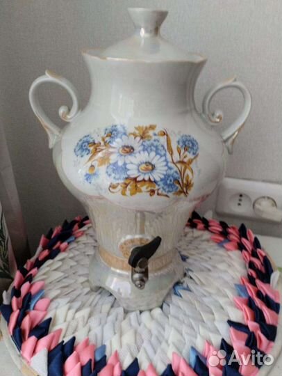 Самовар электрический керамика СССР