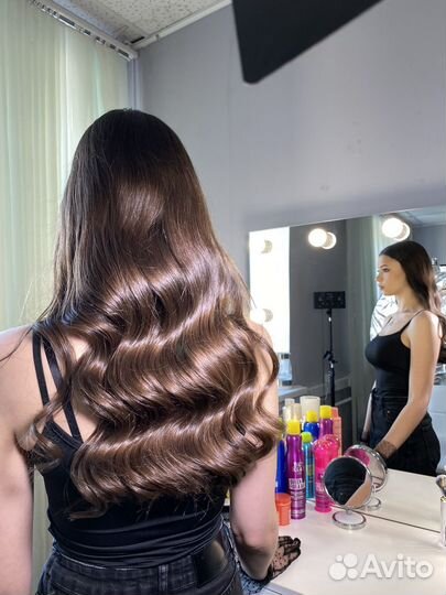 Модель на укладки и прически