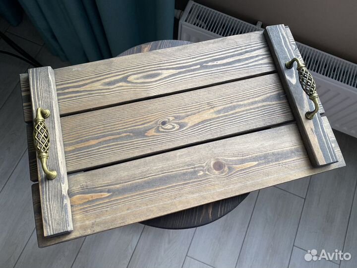 Поднос деревянный