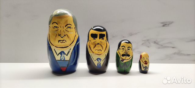 Матрёшки агитационные, предвыборный 1996 (сохран)