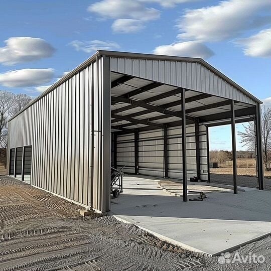 Арочный Ангар под коммерцию тип А 12 метров Выполняем заказы на конструкции от 1200 м