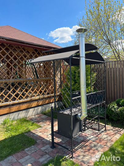 Мангал 3 мм с печью под казан