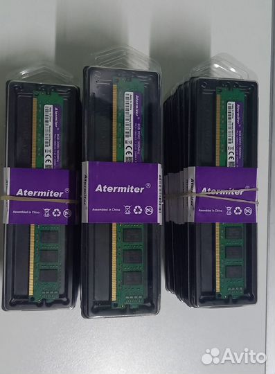 Новая. Ddr3 8GB 1600mhz. 2-х сторонняя. Atermiter