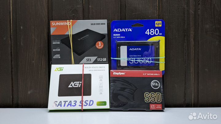 Ssd / ssd m2 новые и бу от 120gb до 1tb