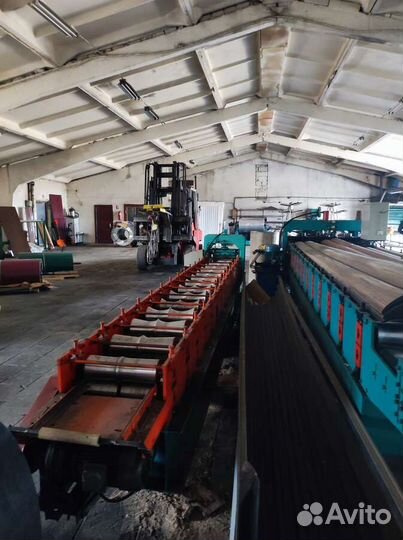 Линия блок-хаус с линией штрипсования