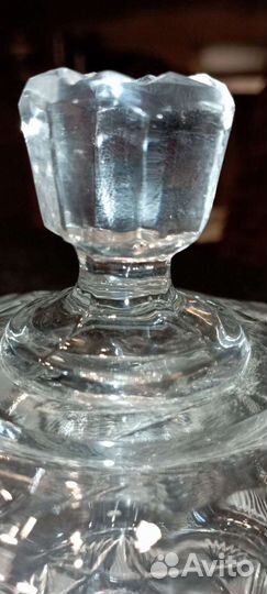 Хрустальные бокалы маслёнка СССР