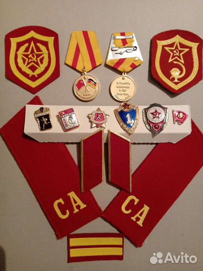 Знаки артилерии погоны пв вдв СССР эмблемы ркка 19