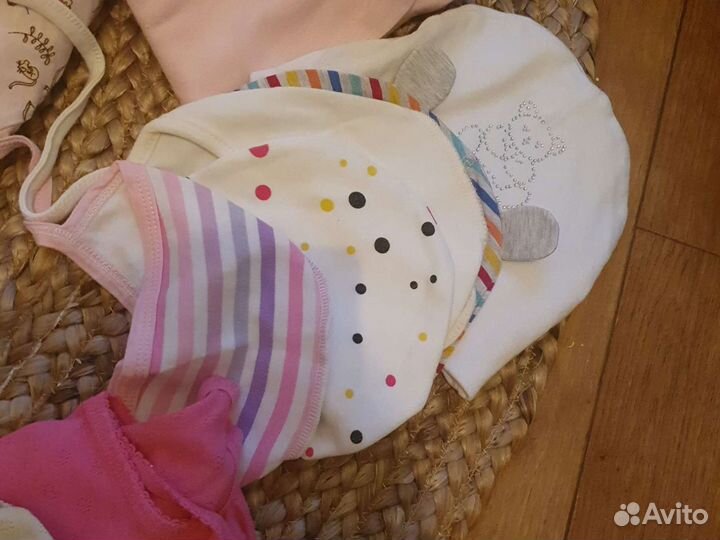 Вещи для девочки пакетом от 0 до 18 мес