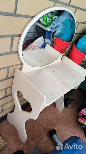 Туалетный столик с зеркалом детский